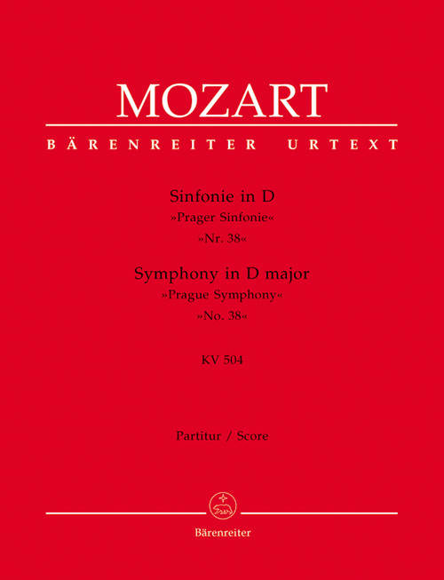 Symphony no. 38 in D major K. 504 "Prague Symphony" [Bar:BA4766]
