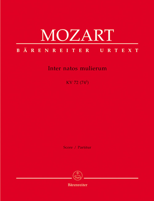 Inter natos mulierum K. 72 (74f) [Bar:BA4788]