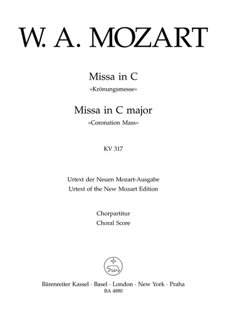 Missa in C major K. 317 "Coronation Mass" [Bar:BA4880-91]