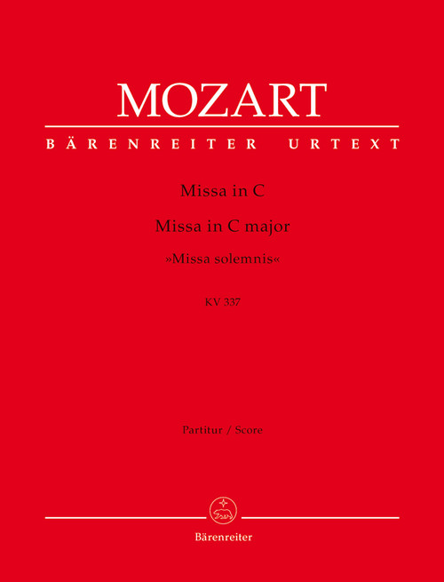 Missa in C major K. 337 "Missa solemnis" [Bar:BA4881]