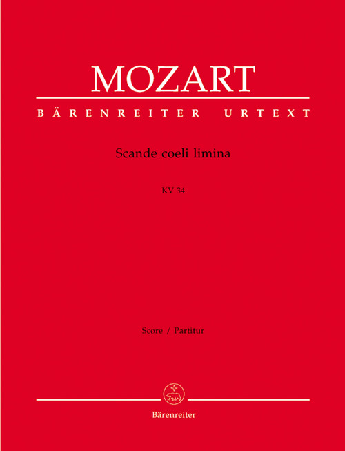 Scande coeli limina K. 34 [Bar:BA4882]