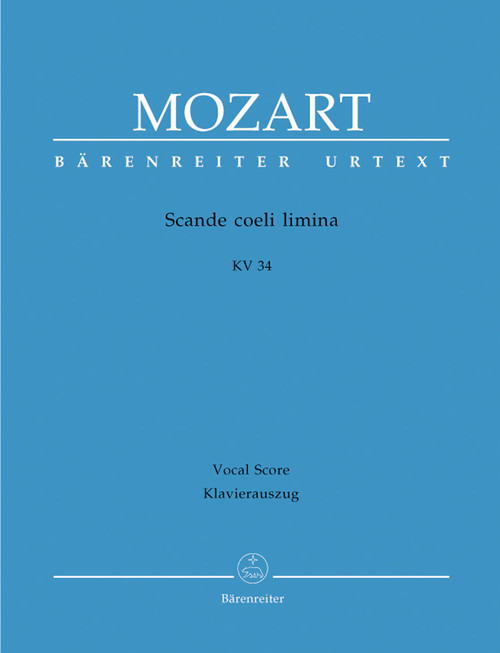 Scande coeli limina K. 34 [Bar:BA4882-90]