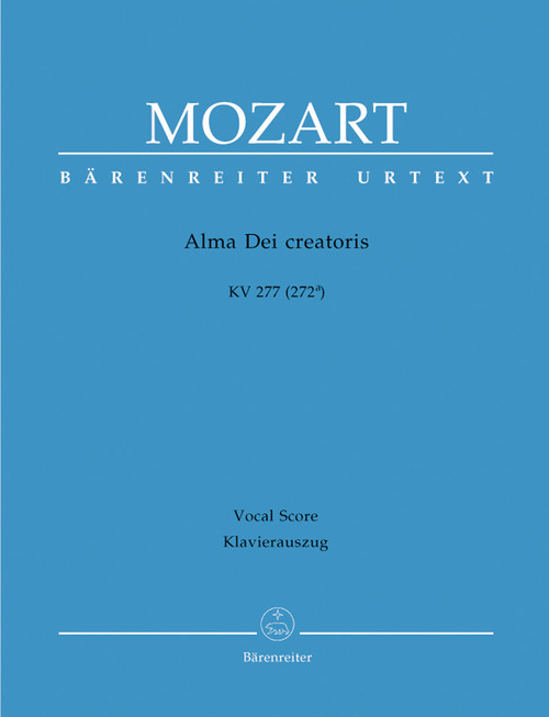 Mozart, Alma Dei creatoris [Bar:BA4889-90]