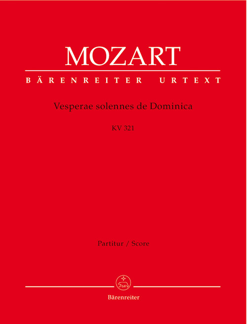 Mozart, Vesperae solennes de Dominica [Bar:BA4893]