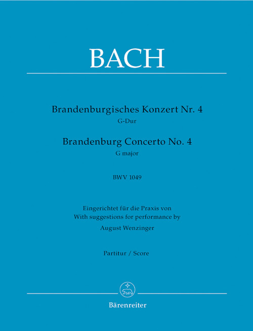 Bach, J.S. - Brandenburgisches Konzert [Bar:BA5111]