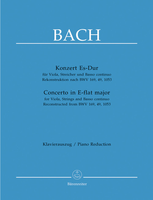 Concerto for Viola, Strings and Bc in E-flat major [Bar:BA5149-90]