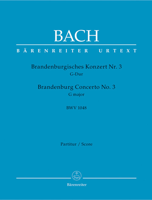 Brandenburg Concerto no. 3 in G major BWV 1048 [Bar:BA5203]