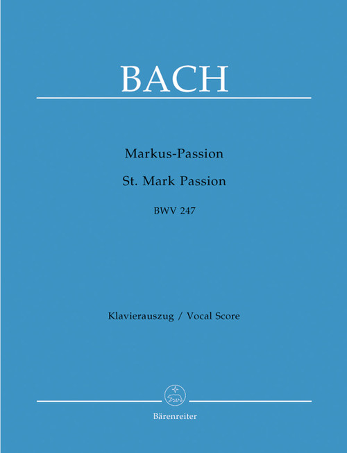 Bach, J.S. - St. Mark Passion [Bar:BA5209-90]