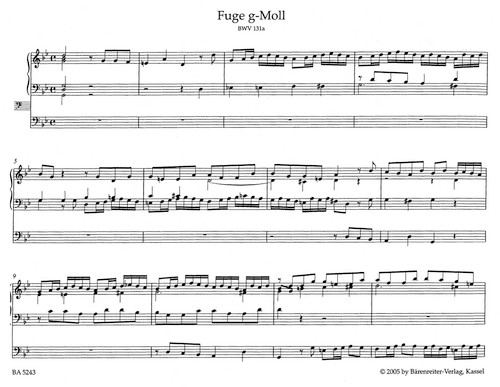 Freely Composed Organ Works. Chorale Partitas from Miscellaneous Sources [Bar:BA5243]