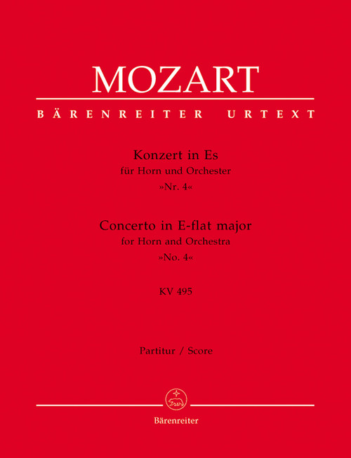Concerto for Horn and Orchestra no. 4 in E-flat major K. 495 [Bar:BA5313]