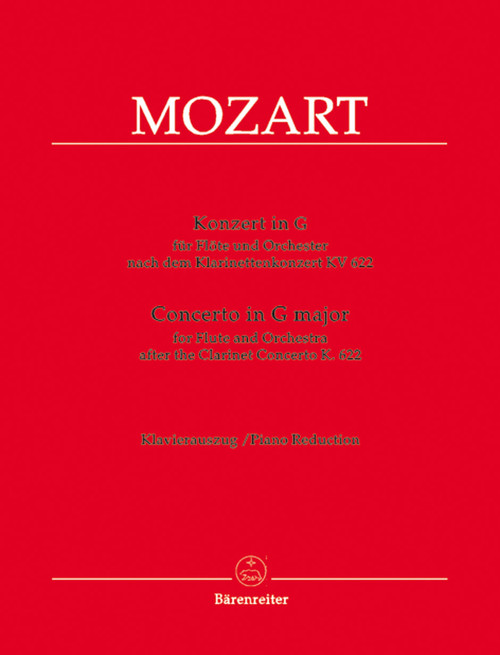 Mozart, Concerto for Flute and Orchestra G major [Bar:BA5335]