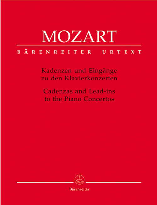 Mozart, Kadenzen und Eingange zu den Klavierkonzerten [Bar:BA5337]