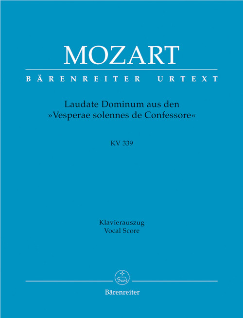 Mozart, Laudate Dominum [Bar:BA5339-90]