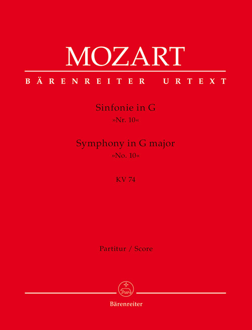 Symphony no. 10 in G major K. 74 [Bar:BA5366]