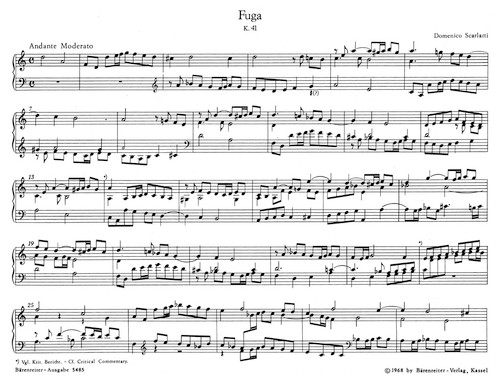Sonatas and Fugues for Organ (manuals) [Bar:BA5485]