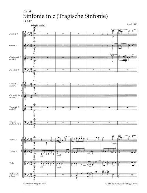 Symphonies no. 4-6 [Bar:BA5538]
