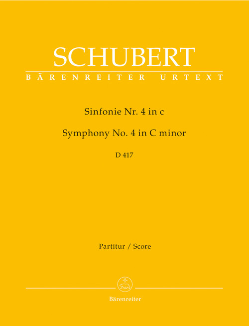 Symphony no. 4 in C minor D 417 "Tragic" [Bar:BA5604]