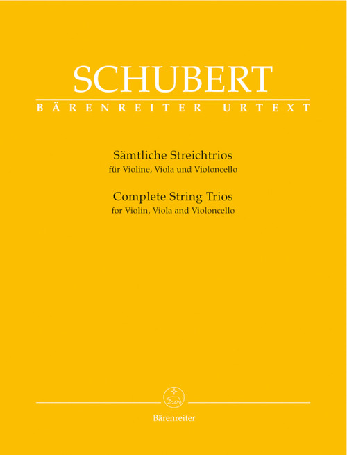 Schubert, Samtliche Streichtrios for Violin, Viola and Violoncello [Bar:BA5609]