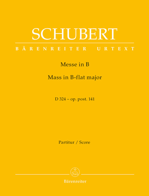 Mass in B-flat major op. post. 141 D 324 [Bar:BA5621]