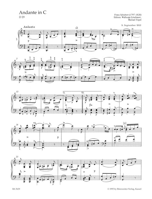 Easy Piano Pieces and Dances [Bar:BA5639]