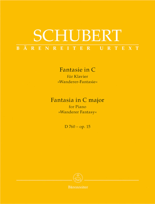 Schubert, Fantasy for Piano C major op. 15 D 760 "Wanderer Fantasy" [Bar:BA10870]