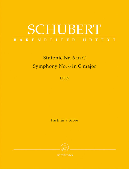 Schubert, Symphony No. 6 C major D 589 [Bar:BA5646]