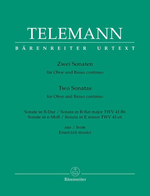 Telemann, Two Sonatas [Bar:BA5889]