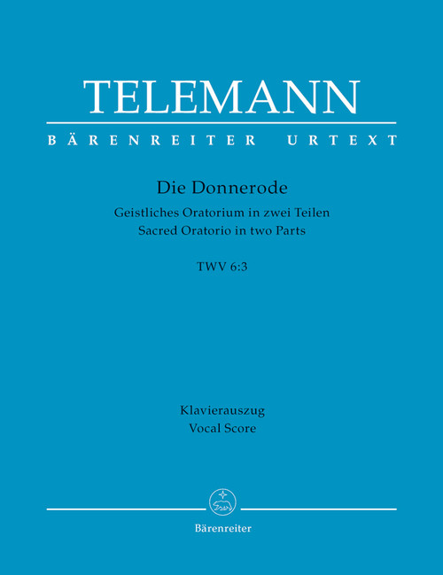 Telemann, Die Donnerode [Bar:BA5900-90]