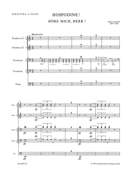 Hospodine - Höre mich, Herr (Kyrie) [Bar:BA6079-51]