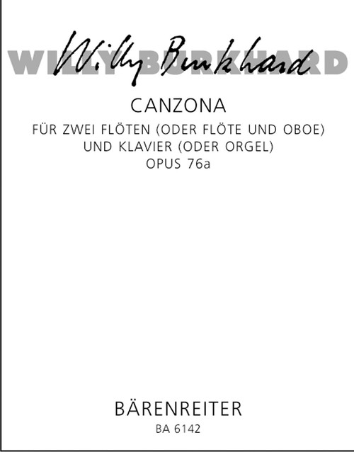 Canzona op. 76a (1947) [Bar:BA6142]