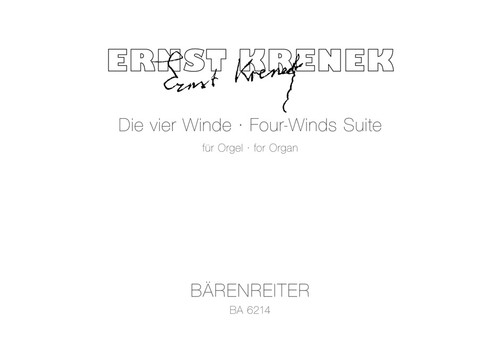 Four Winds Suite (Die vier Winde) für Orgel op. 223 (1975) [Bar:BA6214]