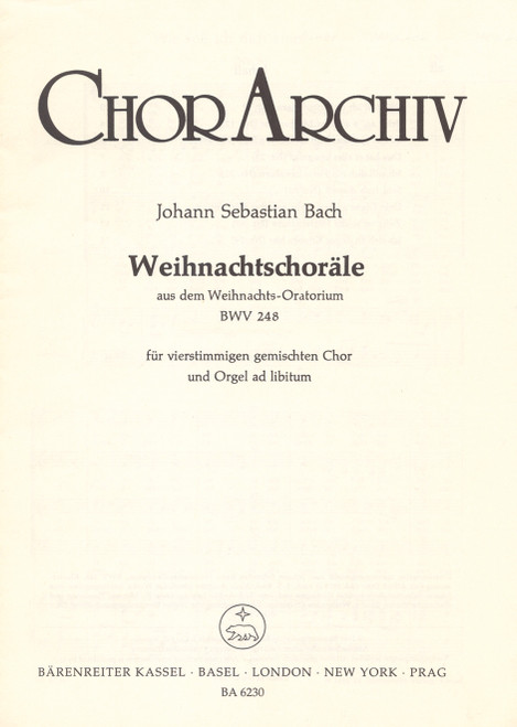 Christmas Chorales from the Christmas Oratorio BWV 248 [Bar:BA6230]