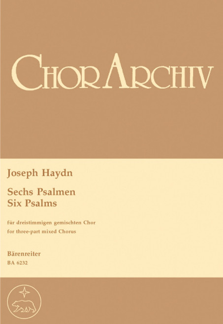 Haydn, Sechs Psalmen [Bar:BA6232]
