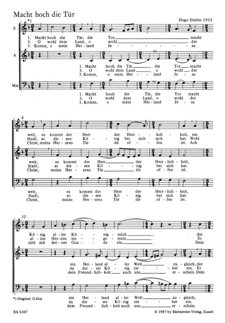 Chorsätze zur Weihnachtszeit [Bar:BA6367]