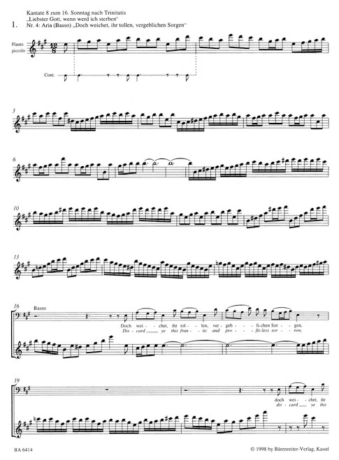 Recorder Solos from the Sacred and Secular Vocal Works [Bar:BA6414]