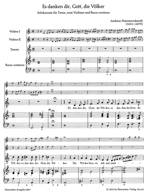 Es danken dir, Gott, die Völker [Bar:BA6467]