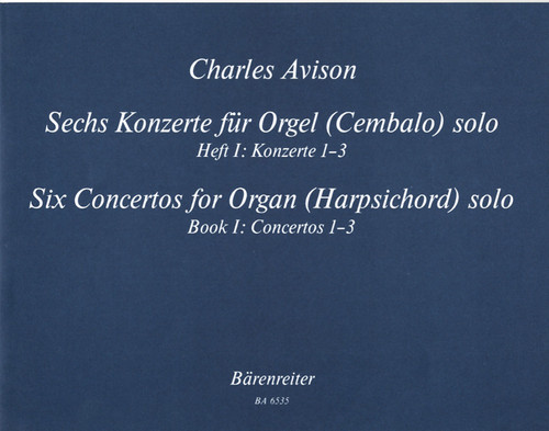 Avison, Sechs Konzerte [Bar:BA6535]