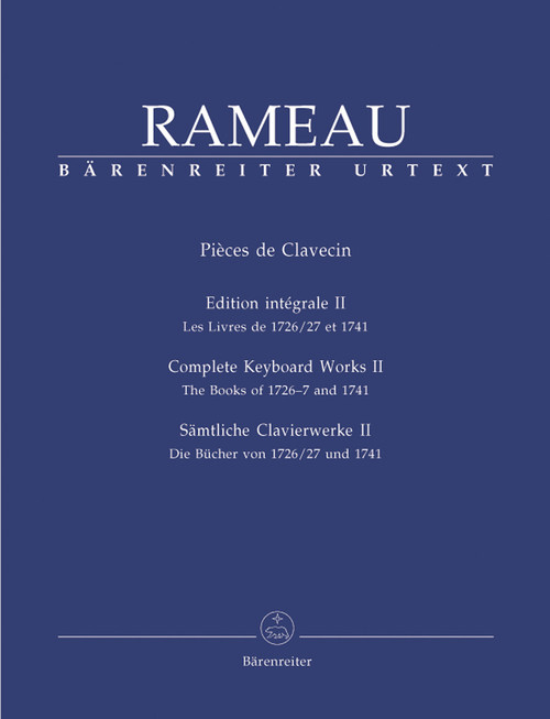 Rameau, Sämtliche Clavierwerke, Band II [Bar:BA6582]