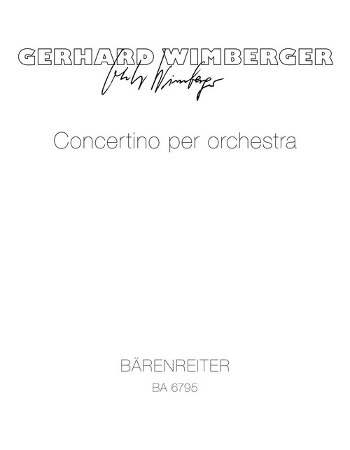 Concertino per orchestra (1981) [Bar:BA6795]