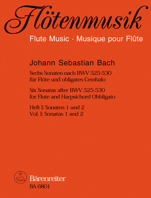 Bach, J.S. - 6 Sonatas BWV 525-530 [Bar:BA6801]