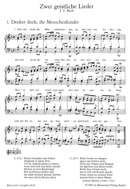 J.S. Bach und seine Schule [Bar:BA6839]