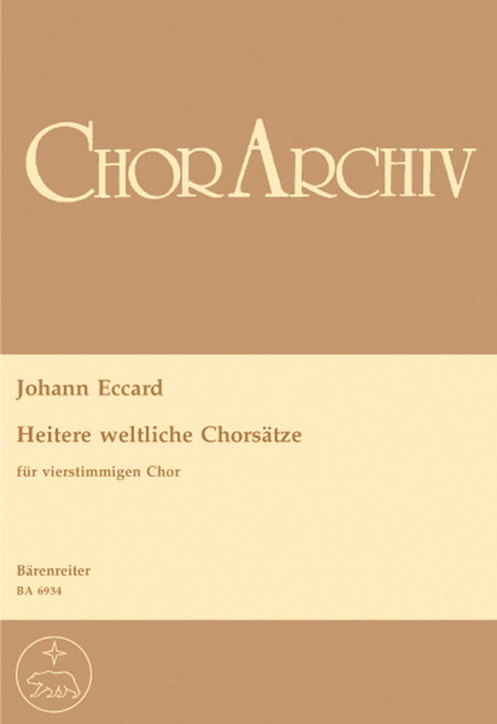 Eccard, Heitere weltliche Chorsätze [Bar:BA6934]