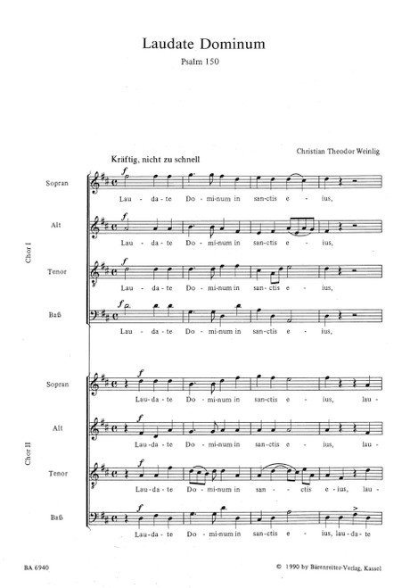 Laudate Dominum [Bar:BA6940]