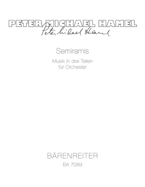 Semiramis für Orchester (1983) [Bar:BA7089]