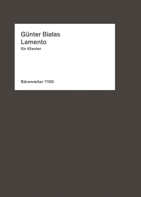 Lamento für Klavier [Bar:BA7100]