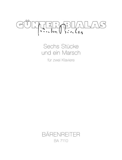 Sechs Stücke und ein Marsch (1987) [Bar:BA7110]
