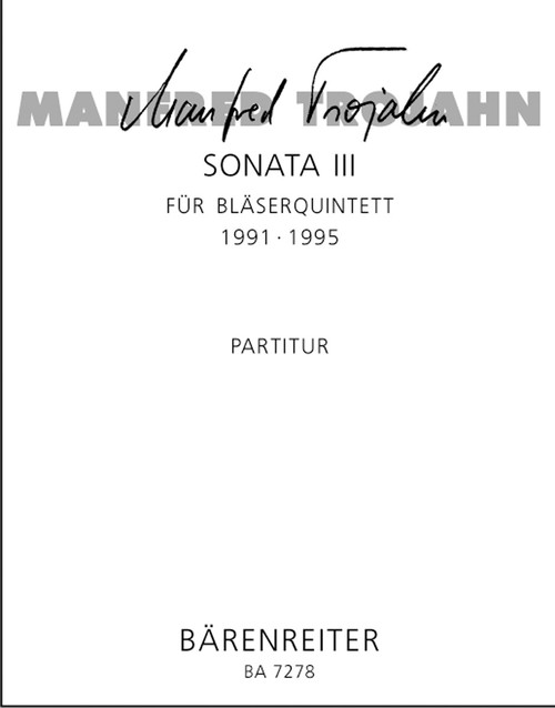 Trojahn, Sonata III [Bar:BA7278]
