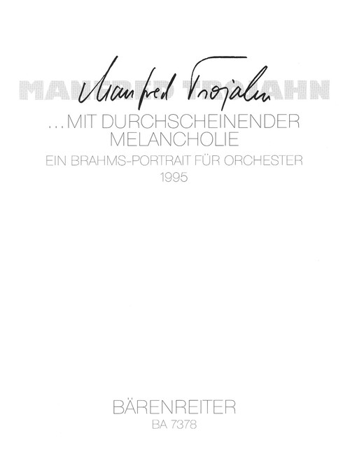 ... mit durchscheinender Melancholie (1995) [Bar:BA7378]