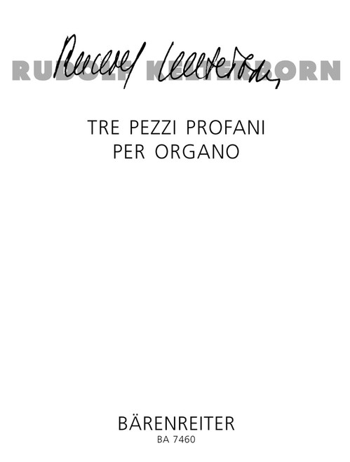 Tre pezzi profani per organo (1994/1995) [Bar:BA7460]