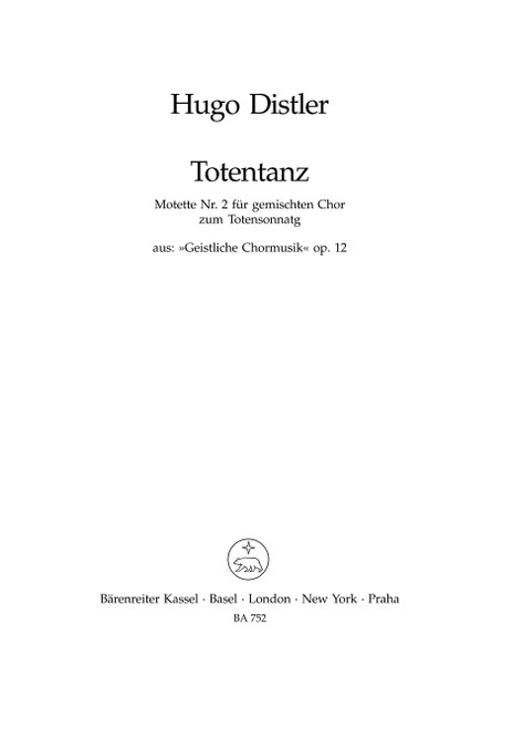 Totentanz op. 12/2 [Bar:BA752]